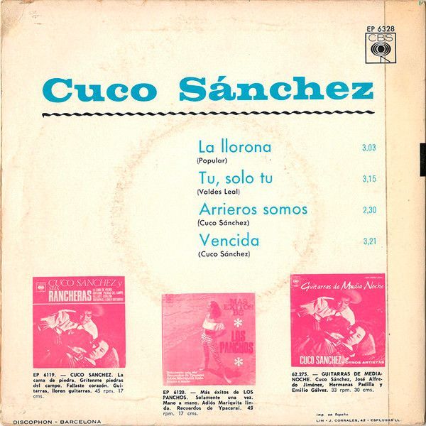 La Llorona / Tú, Solo Tú / Arrieros Somos / Vencida