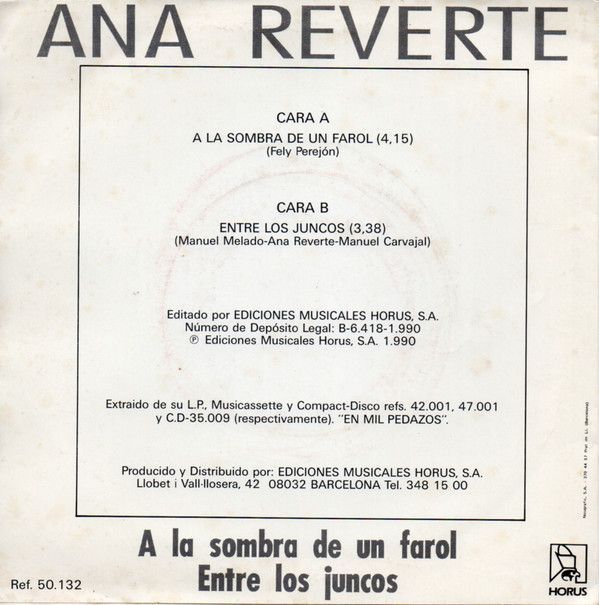 A La Sombra De Un Farol / Entre Los Juncos