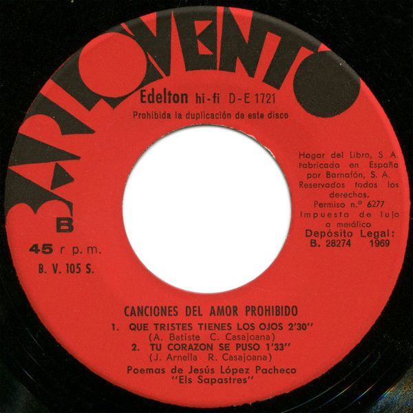 Canciones De Amor Prohibido