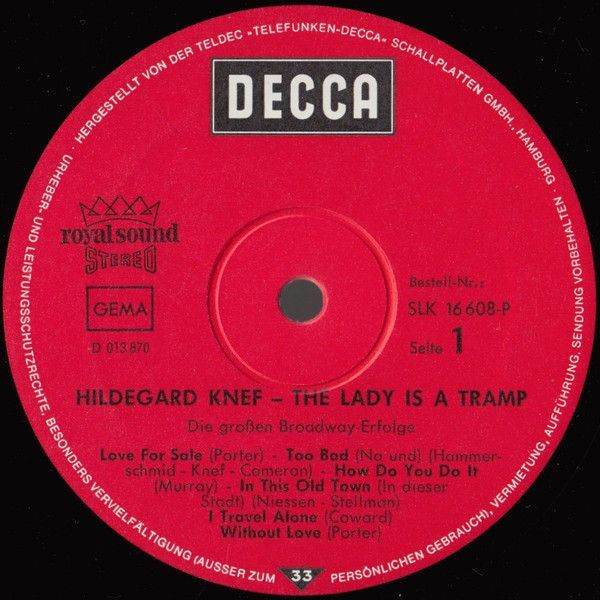 The Lady Is A Tramp (Die Grossen Broadway-Erfolge)
