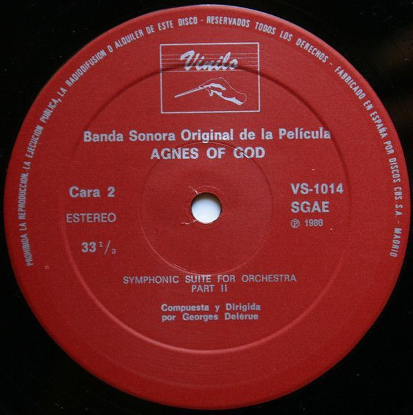 Agnes Of God (Original Motion Picture Soundtrack)