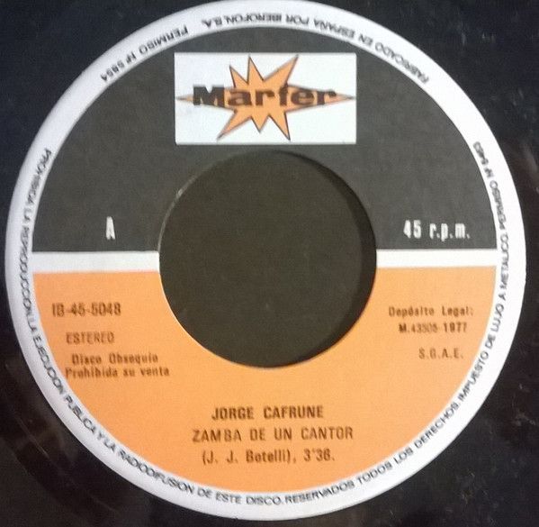 Zamba De Un Cantor / Tata Juancho