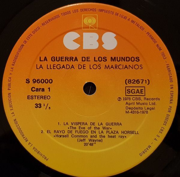 La Guerra De Los Mundos (Versión En Inglés)