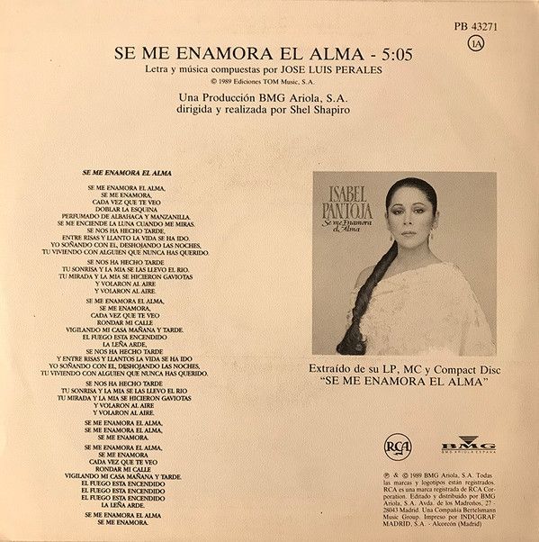 Se Me Enamora El Alma