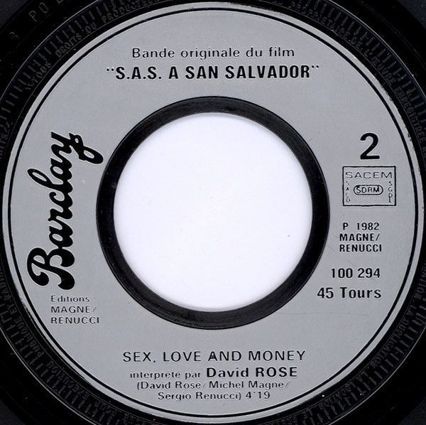 Bande Originale Du Film "S.A.S. A San Salvador"