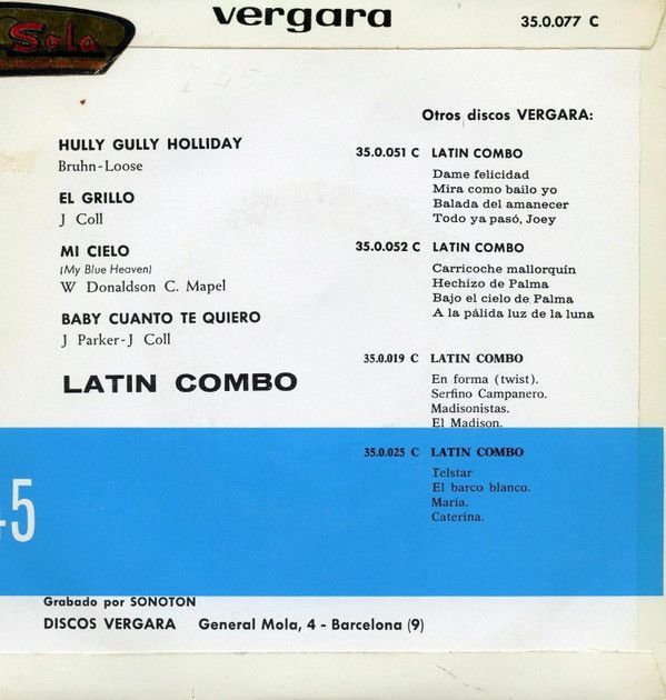 Hully Gully Holliday/El Grillo/Mi Cielo/Baby, Cuanto Te Quiero