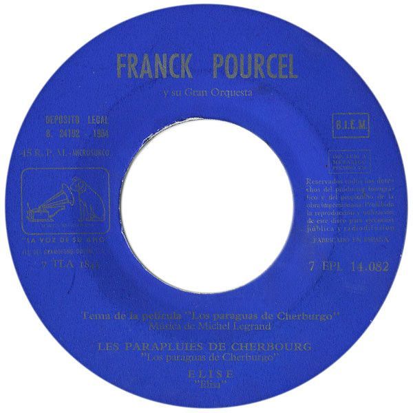 Franck Joue... Les Parapluies De Cherbourg = Los Paráguas De Cherburgo