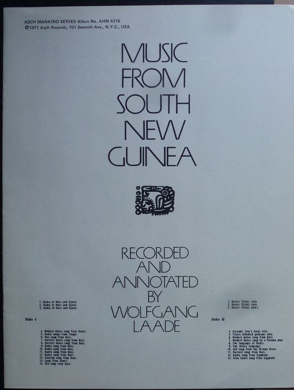 Music From South New Guinea