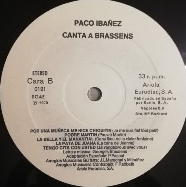Canta A Brassens