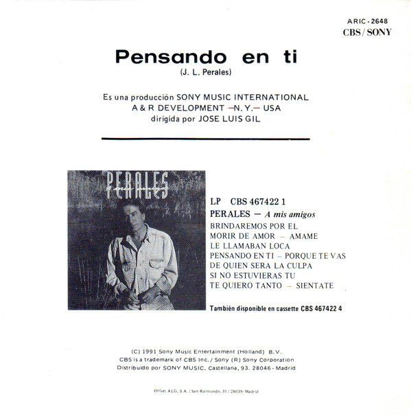 Pensando En Ti