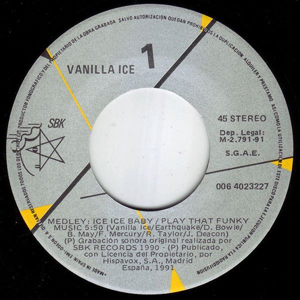 Medley: Ice Ice Baby / Play That Funky Music