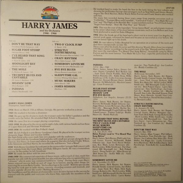 Harry James And His Orchestra 1946-1966