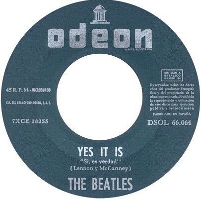 Ticket To Ride / Yes It Is