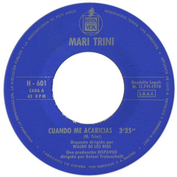 Cuando Me Acaricias / Un Hombre Marchó
