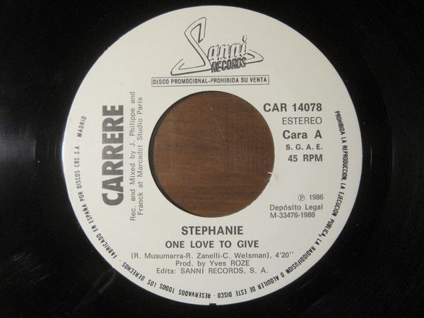 One Love To Give