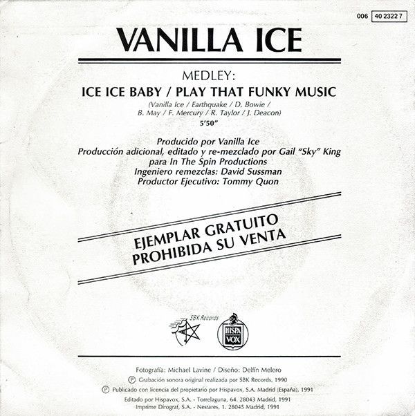Medley: Ice Ice Baby / Play That Funky Music