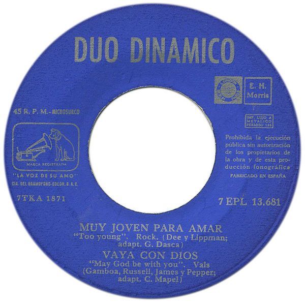 El Tercer Hombre / Celos / Muy Joven Para Amar / Vaya Con Dios