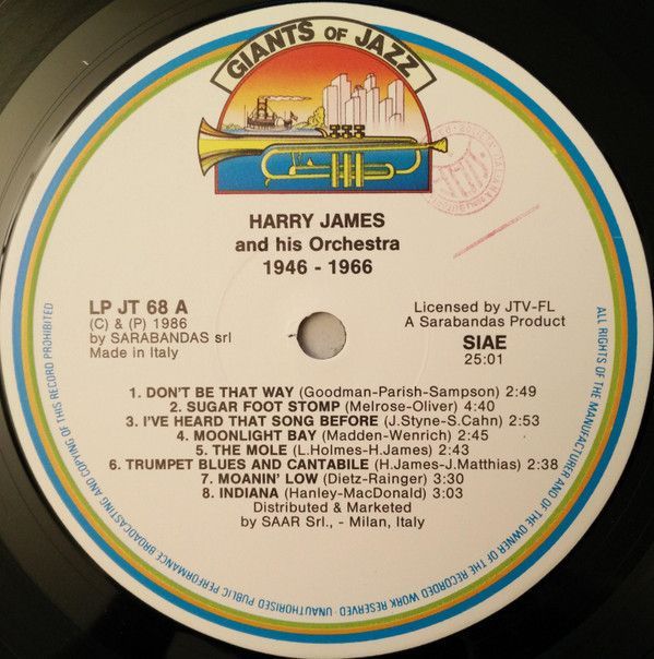 Harry James And His Orchestra 1946-1966