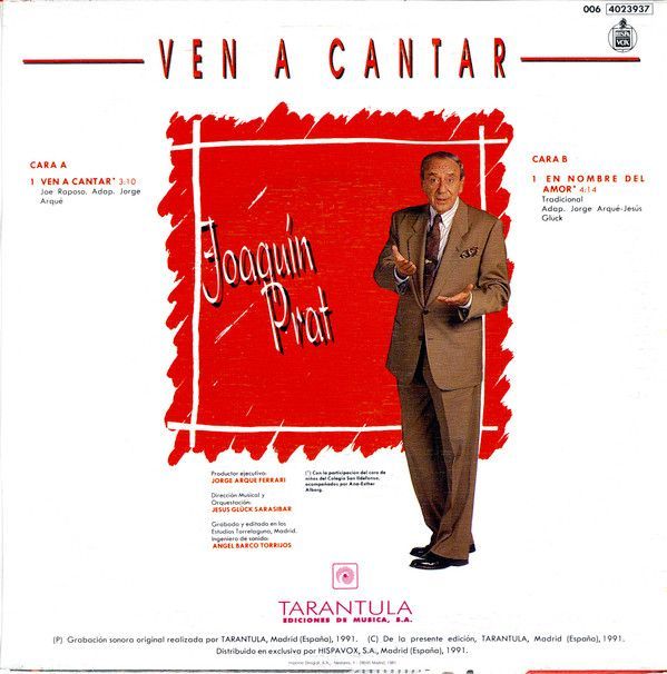 Ven A Cantar / En Nombre Del amor