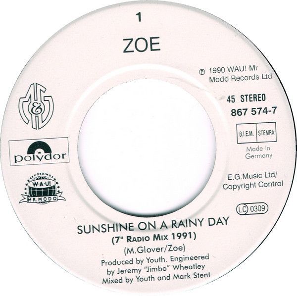 Sunshine On A Rainy Day
