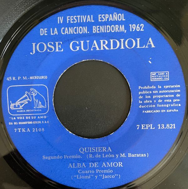 4º Festival Español De La Canción Benidorm 1962