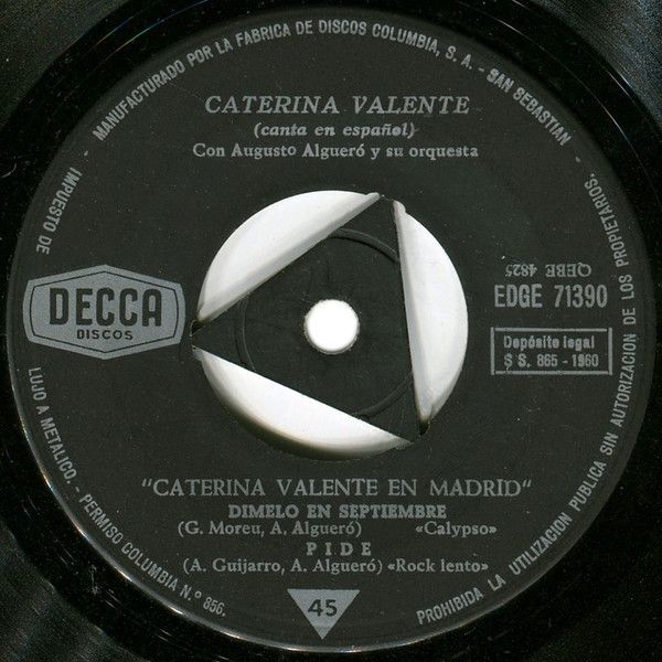Caterina Valente En Madrid