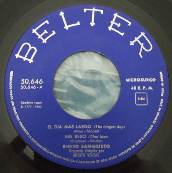 El Día Más Largo / Ese Beso / El Cigarron / El Ritmo Bossa Nova
