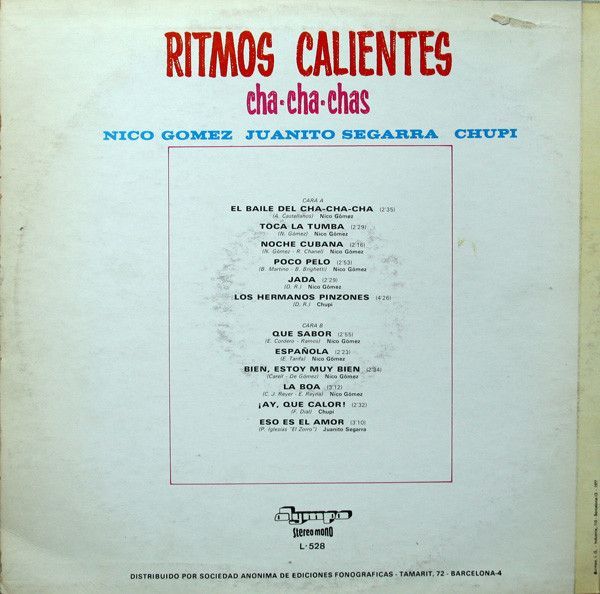 Ritmos Calientes, Vol. 1 Cha-Cha-Chas
