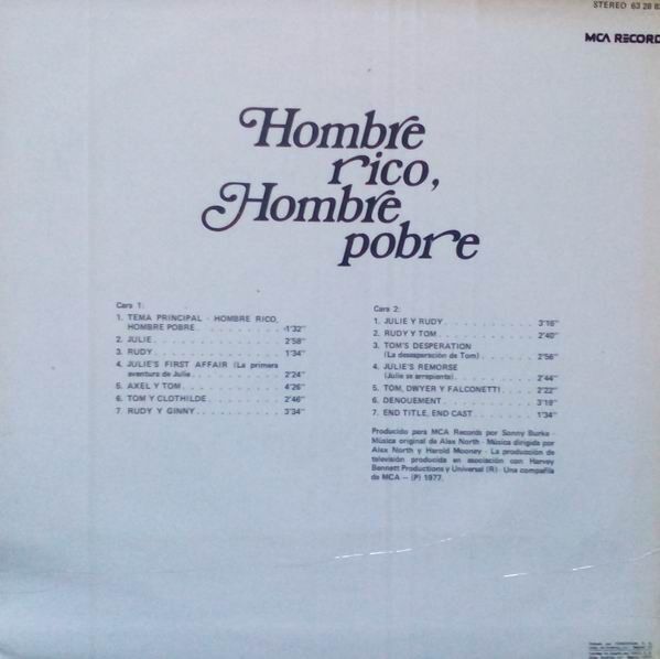 Hombre Rico, Hombre Pobre (Banda Sonora Original de la Serie de Television)