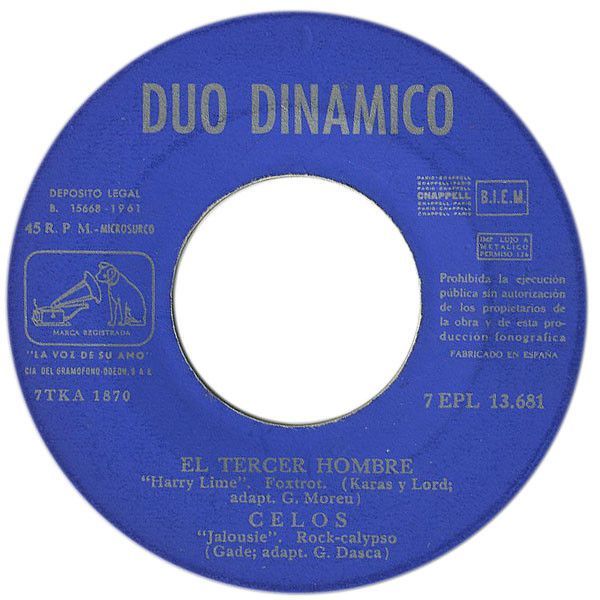 El Tercer Hombre / Celos / Muy Joven Para Amar / Vaya Con Dios