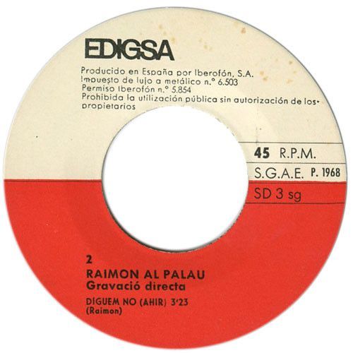 Raimon Al Palau (Gravació Directa)