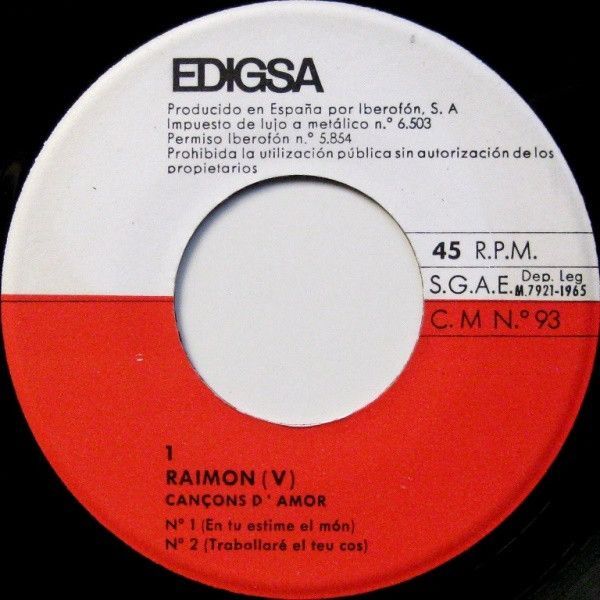 (V) Cançons D'Amor