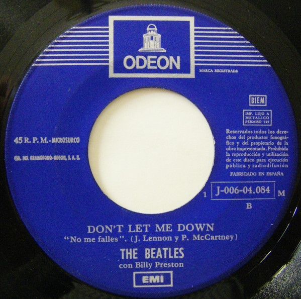 Get Back / Don't Let Me Down