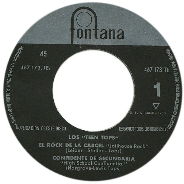 El Trepidante Rock And Roll De Los Teen Tops