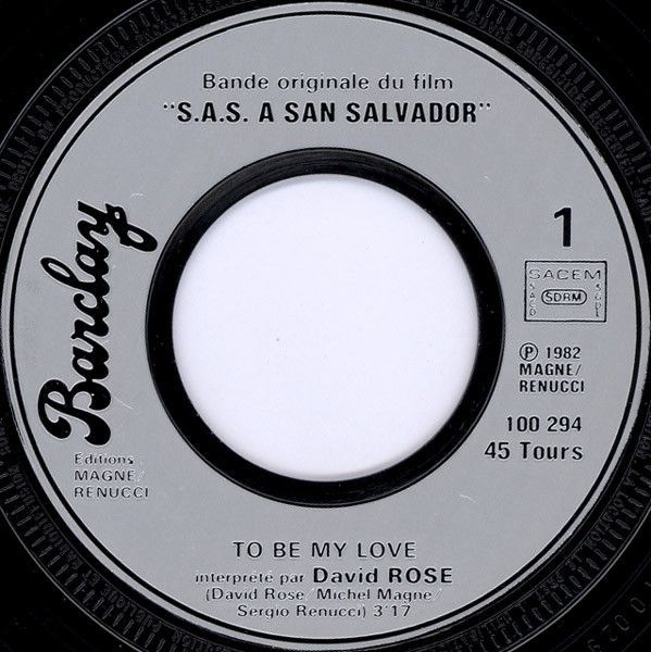 Bande Originale Du Film "S.A.S. A San Salvador"