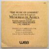 The Music Of Goodbye (Tema De Amor De La Pelicula Memorias De Africa)
