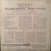 Becket (Original  Sound Track Music From The Paramount Motion Picture Becket