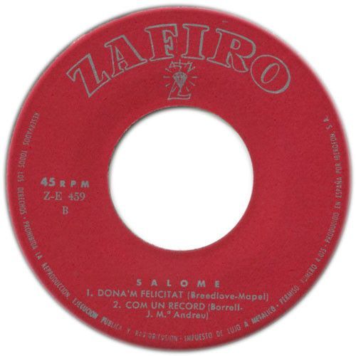 Se'n Va Anar / Bossa Nova Tu Ets Per Mi / Dona'm Felicitat / Com Un Record