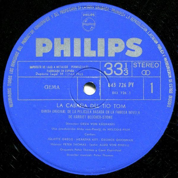 OS05NzM0LmpwZWc-1.jpeg La Cabaña Del Tio Tom (Banda Original De La Película Del Mismo Título)