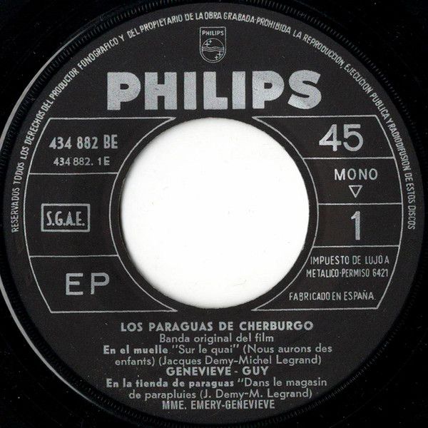 Banda Original De La Película: Los Paraguas De Cherburgo