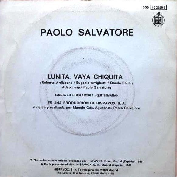 Lunita, Vaya Chiquita