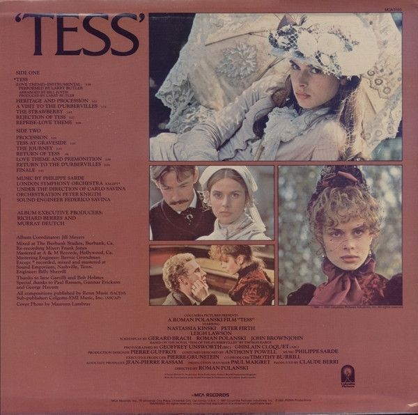 'Tess' - Music From The Original Motion Picture Soundtrack - A Roman Polanski Film