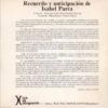 Recuerdo Y Anticipación De Isabel Parra