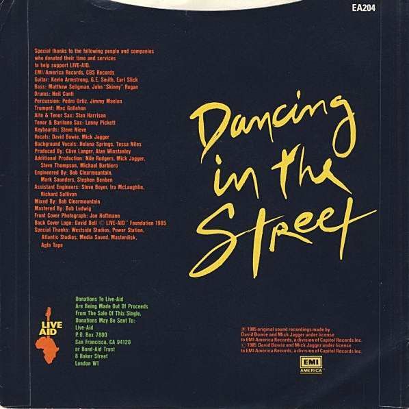 Dancing In The Street