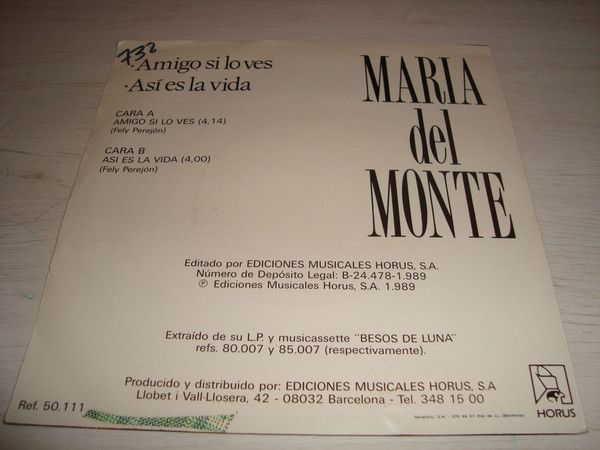Amigo Si Lo Ves / Asi Es La Vida