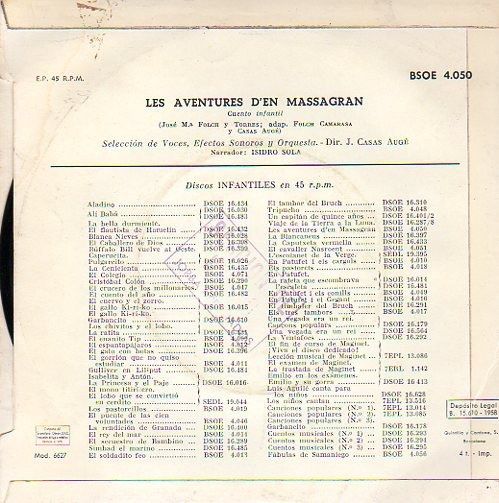 Les Aventures D'En Massagran