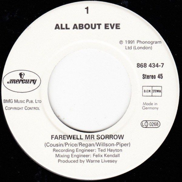 Farewell Mr. Sorrow