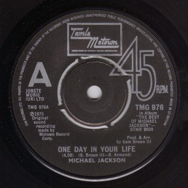 One Day In Your Life / Take Me Back