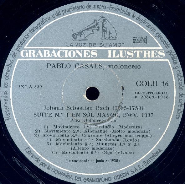 Suites Para Violoncelo Solo Nº 1 En Sol Mayor / Nº. 2 En Re Menor