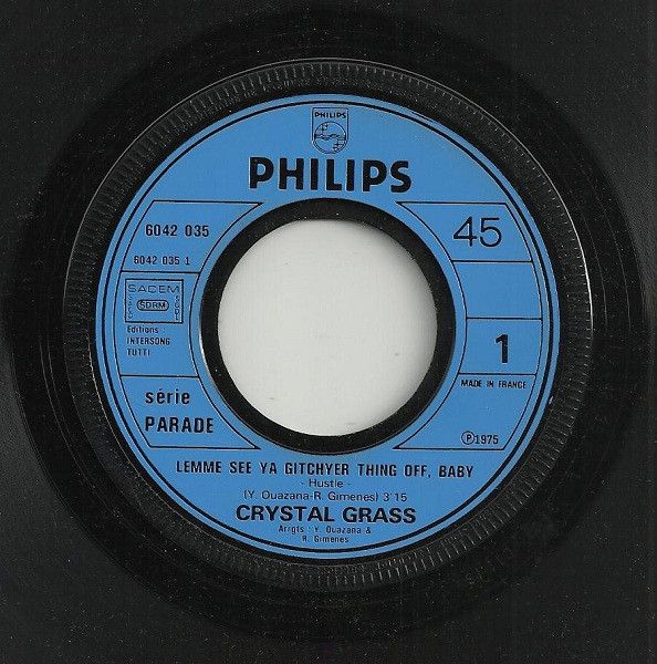 Lemme See Ya Gitchyer Thing Off, Baby (Hustle) b/w Fio Maravilha - Taj Mahal